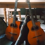 Two Maccaferri guitars