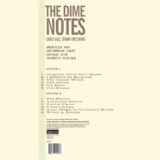The Dime Notes vinyl cover art rear