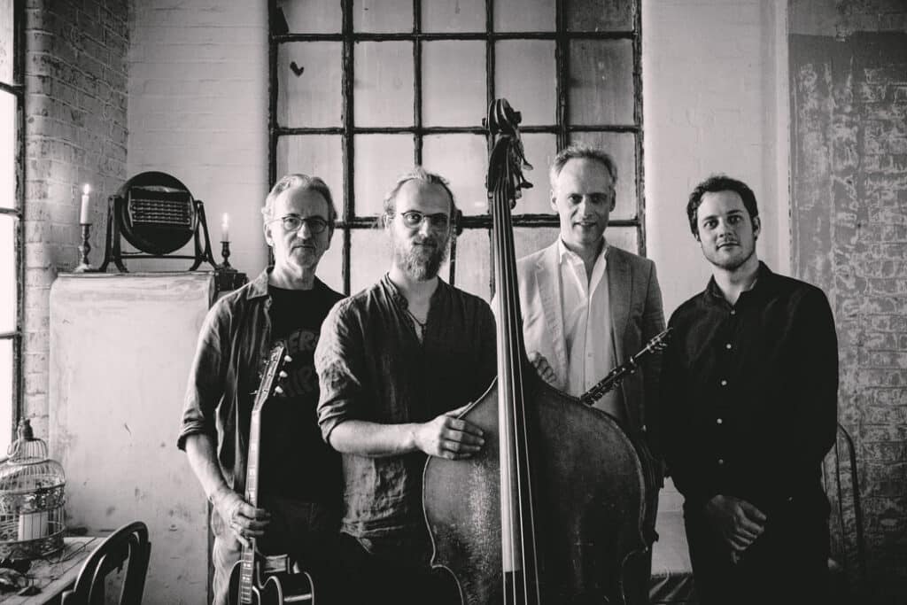 David Horniblow 1 The Dime Notes publicity shot black and white