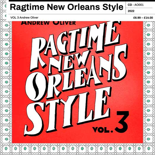 Ragtime New Orleans Style Vol3 front cover