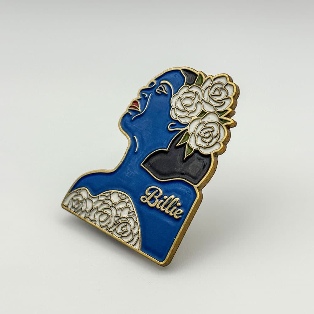 Billie Holiday Pin