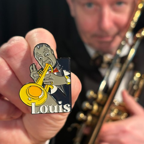 Louis Armstrong Pin